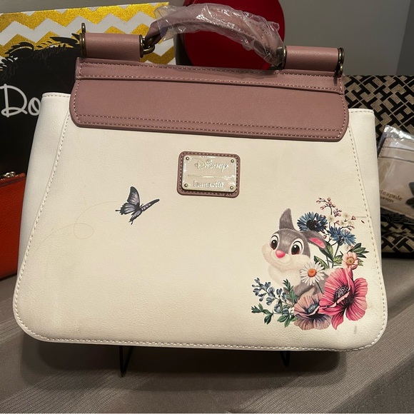 Disney Loungefly brand new xBambi floral Crossbody purse - Picture 9 of 12